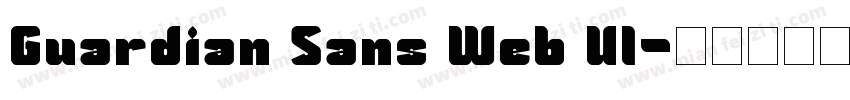 Guardian Sans Web Ul字体转换